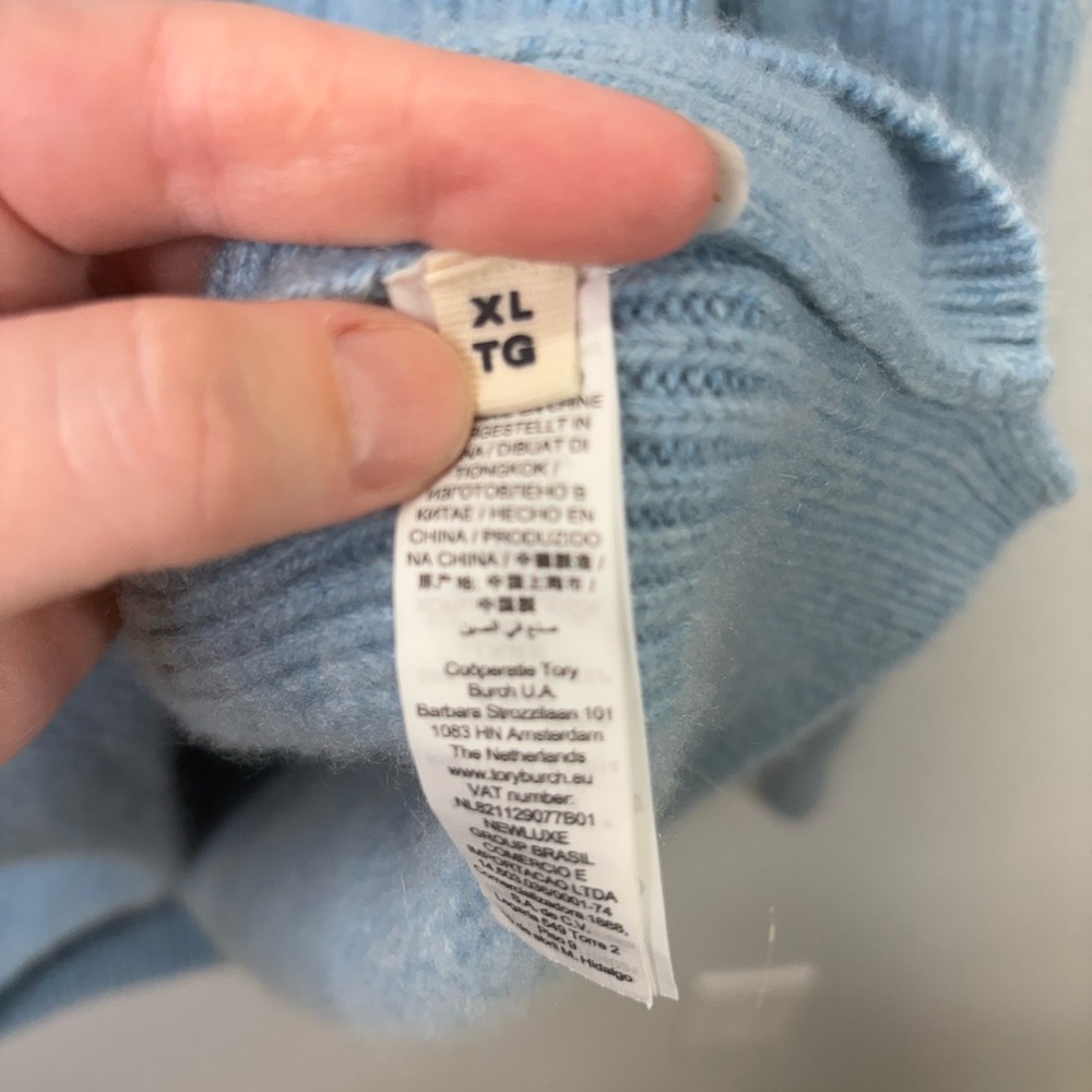 Tory Burch XL Cashmere Sweater - Picture 6 of 9
